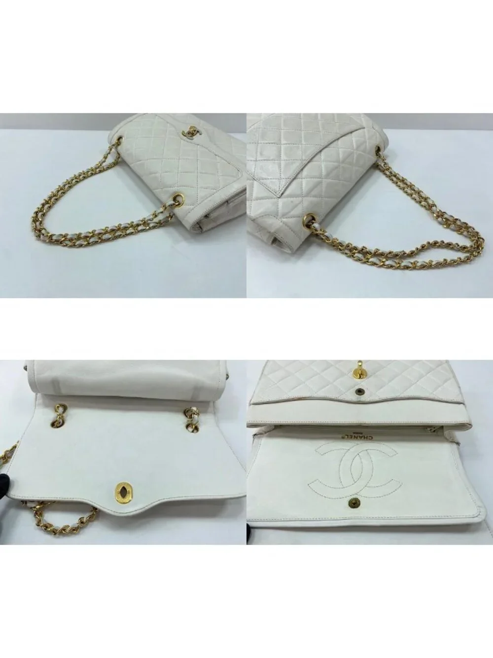 Chanel Shoulder Bag Lambskin Quilted 25